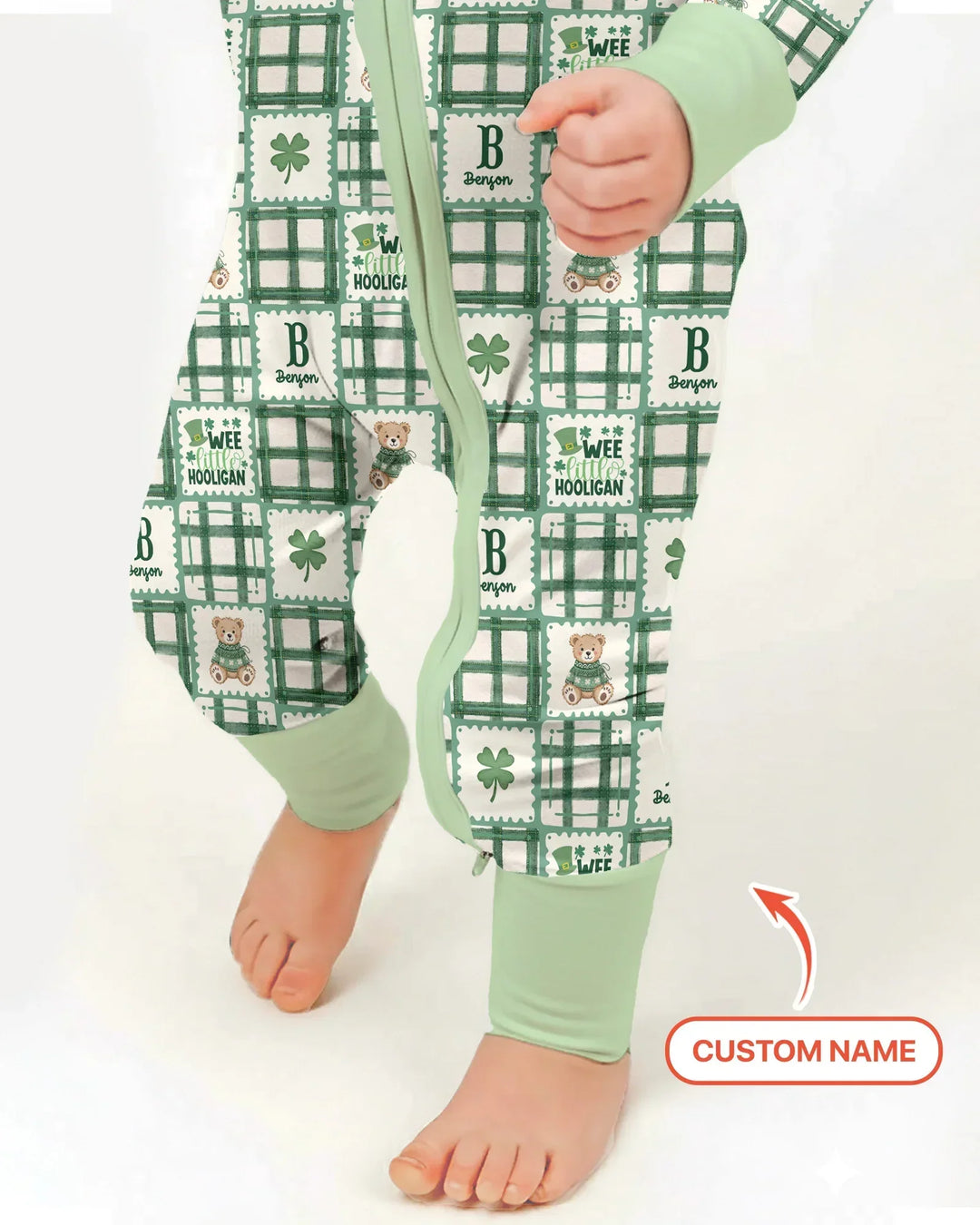 Gerippte Babykleidung mit individuellem Foto - Weich &amp; Skizzenhaft