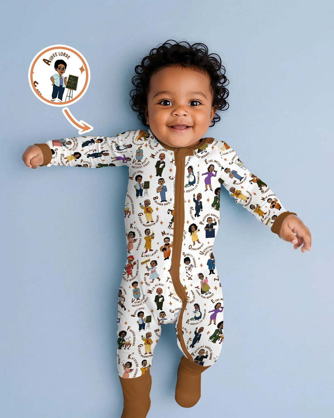 Black Legacy ABCs Family Matching Bamboo Convertible Zippy
