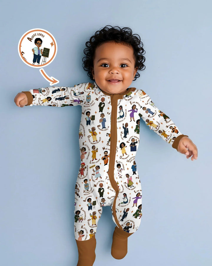 Black Legacy ABCs Family Matching Bamboo Convertible Zippy