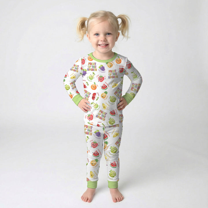 Fruit of the Spirit Two Piece Long Sleeve Pajama Set