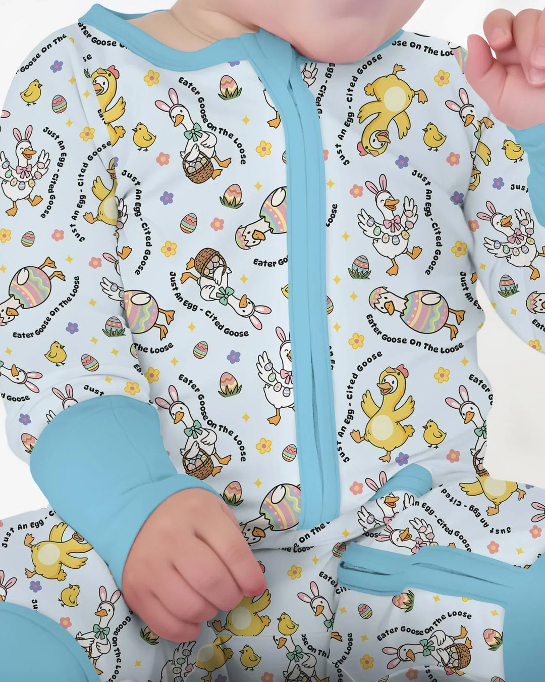 Easter Goose Family Matching Convertible Zippy