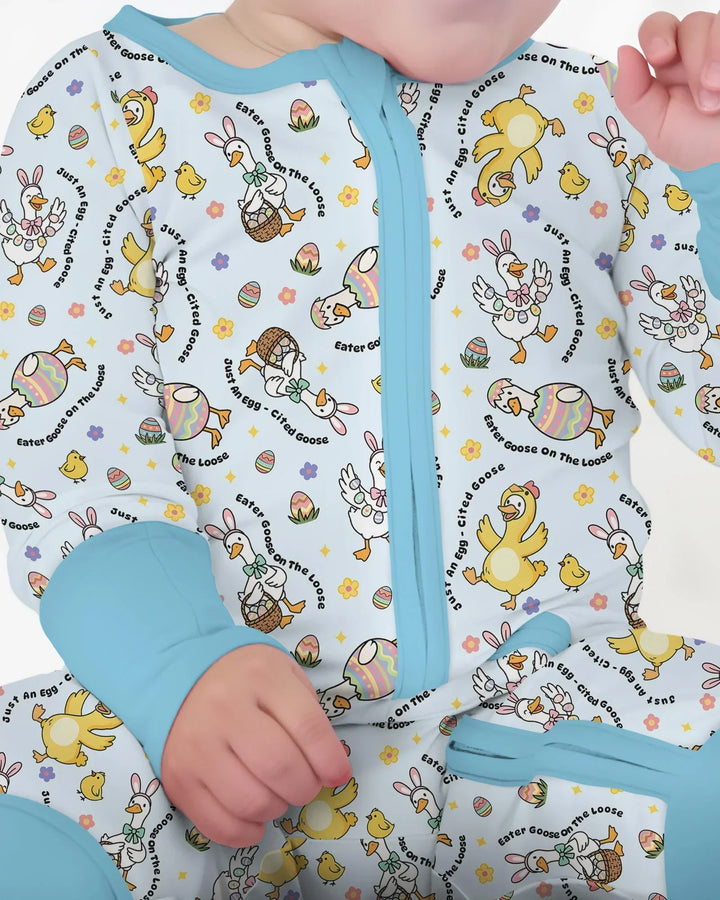 Easter Goose Family Matching Convertible Zippy