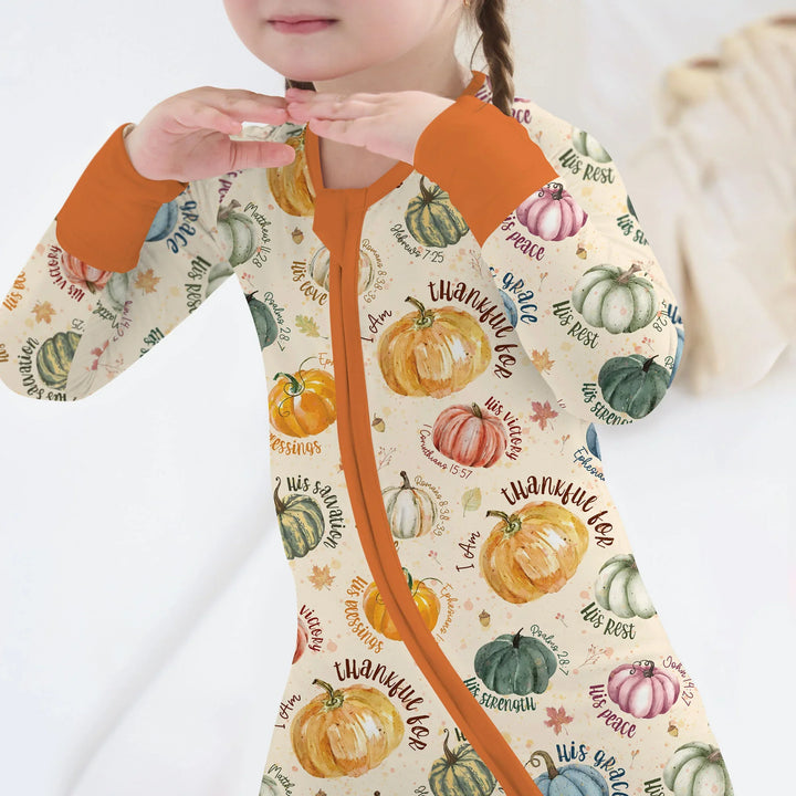 Christian Thanksgiving Convertible Zippy , Christian Thanksgiving Convertible Zippy - 0-3M / Chocolate Brown