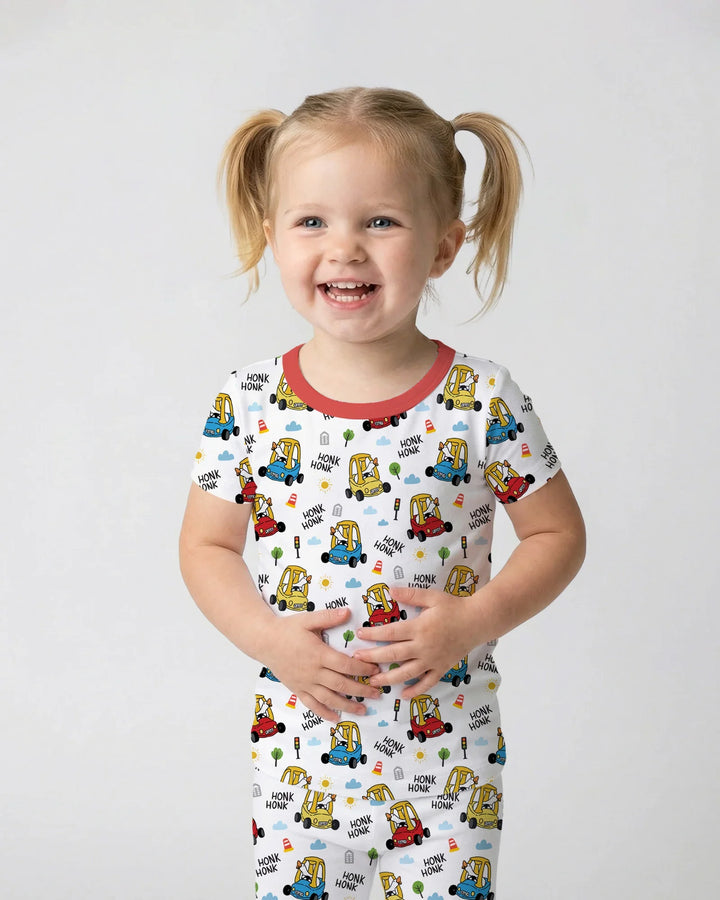 Honk Honk Silly Goose Bamboo Two Piece Short Sleeve Pajama Set