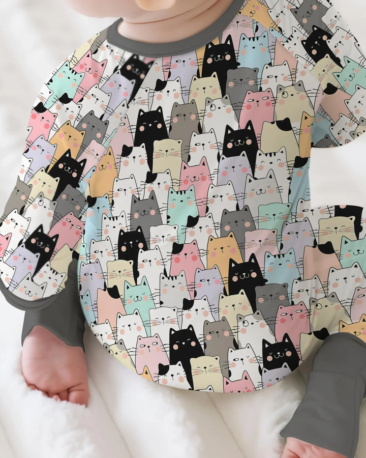 Gerippte Babykleidung mit individuellem Foto - Weich &amp; Skizzenhaft