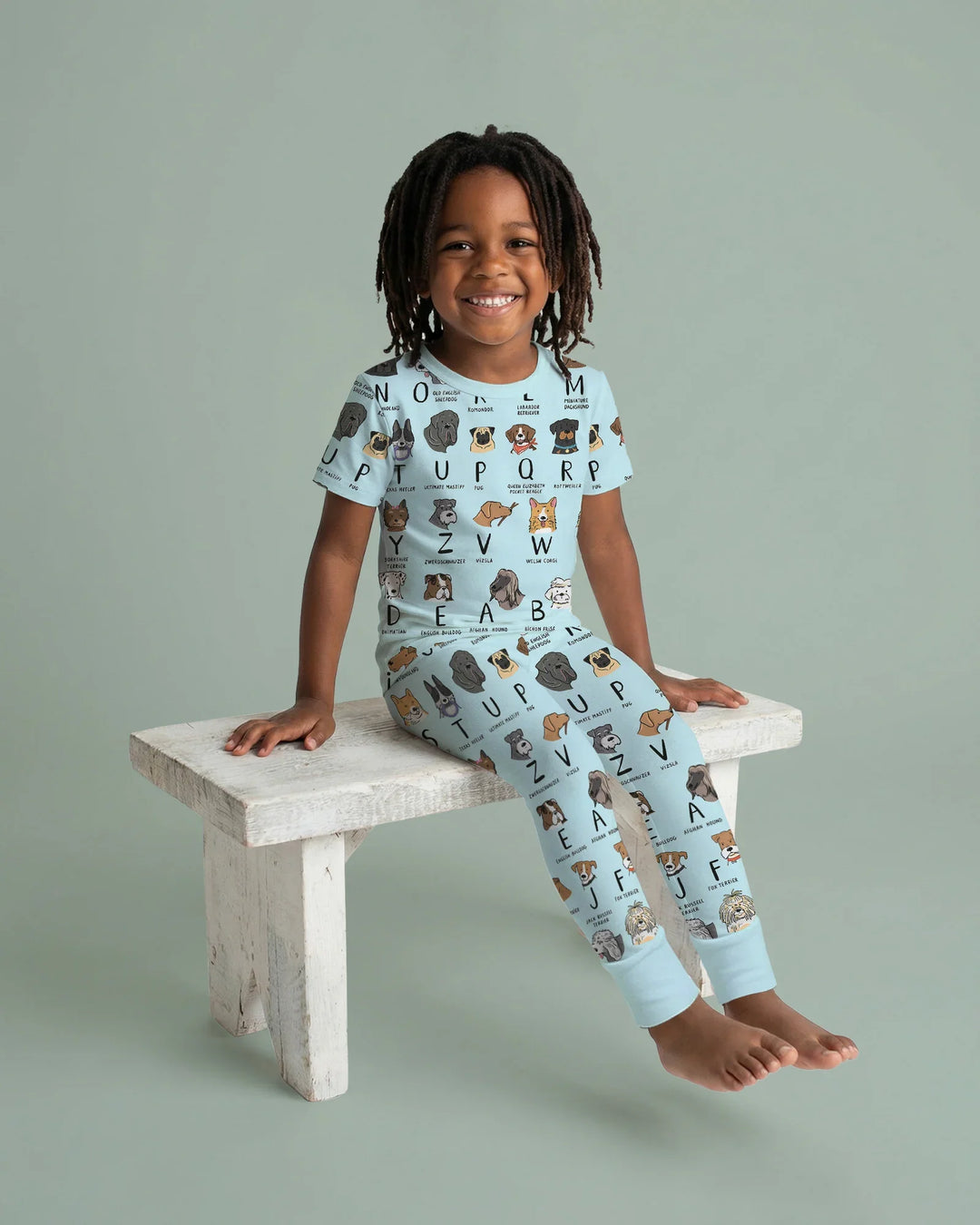 Zweiteiliges, kurzärmliges Pyjama-Set mit Marienkäfern