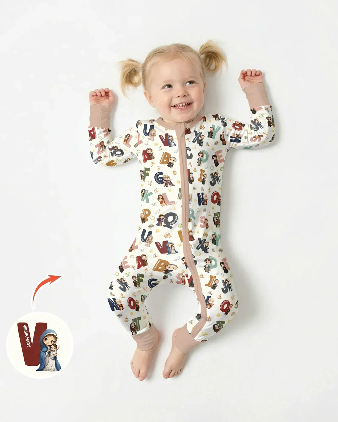 Catholic Saint ABCs Convertible Zippy