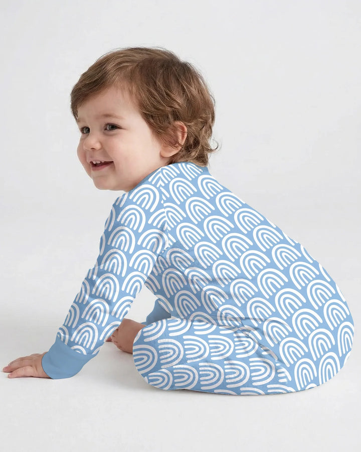 Sky Blue Rainbows Bamboo Convertible Zippy
