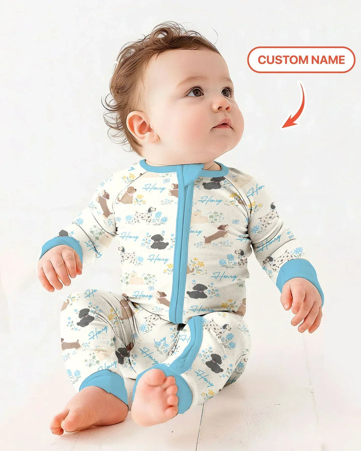 Gerippte Babykleidung mit individuellem Foto - Weich &amp; Skizzenhaft