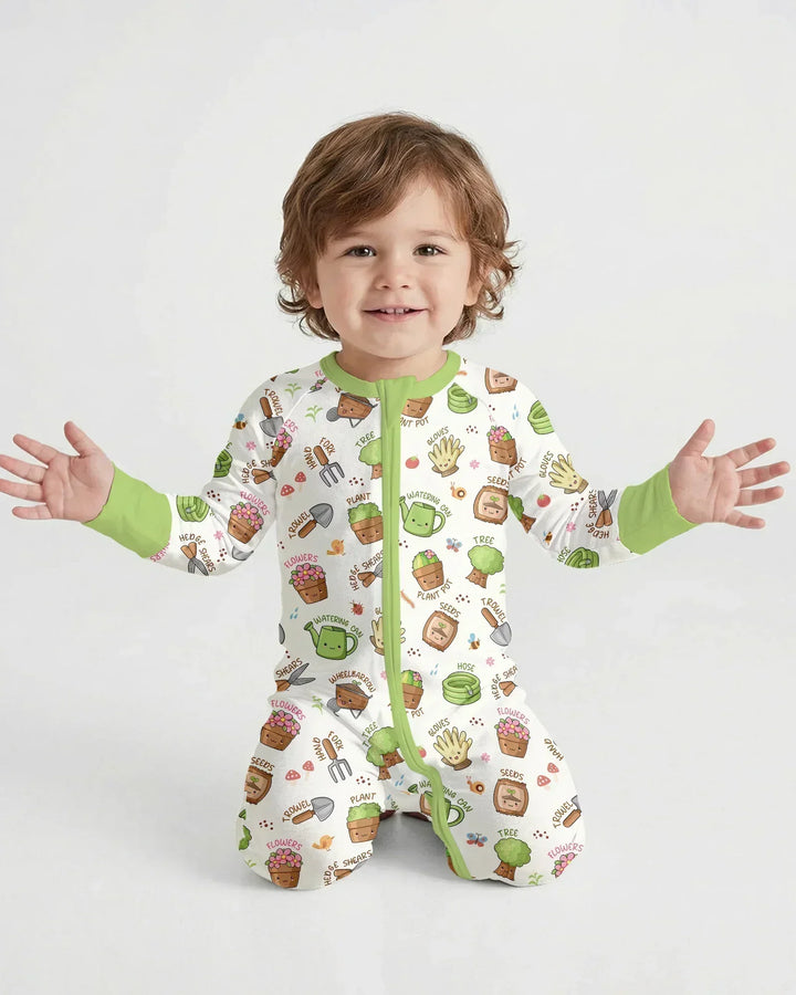 Gerippte Babykleidung mit individuellem Foto - Weich &amp; Skizzenhaft