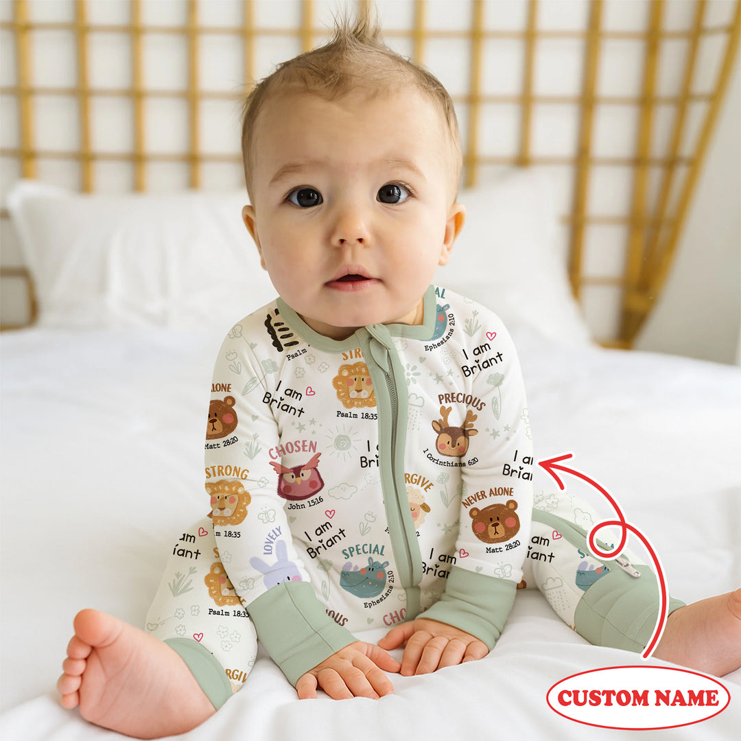 God’s Little Zoo Custom Name Convertible Zippy