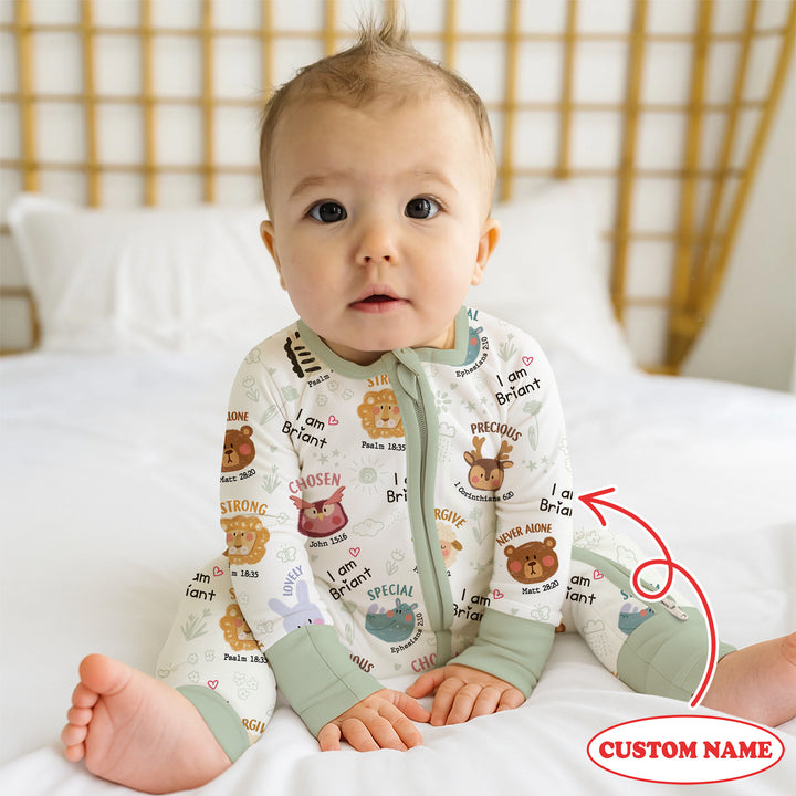 God’s Little Zoo Custom Name Convertible Zippy