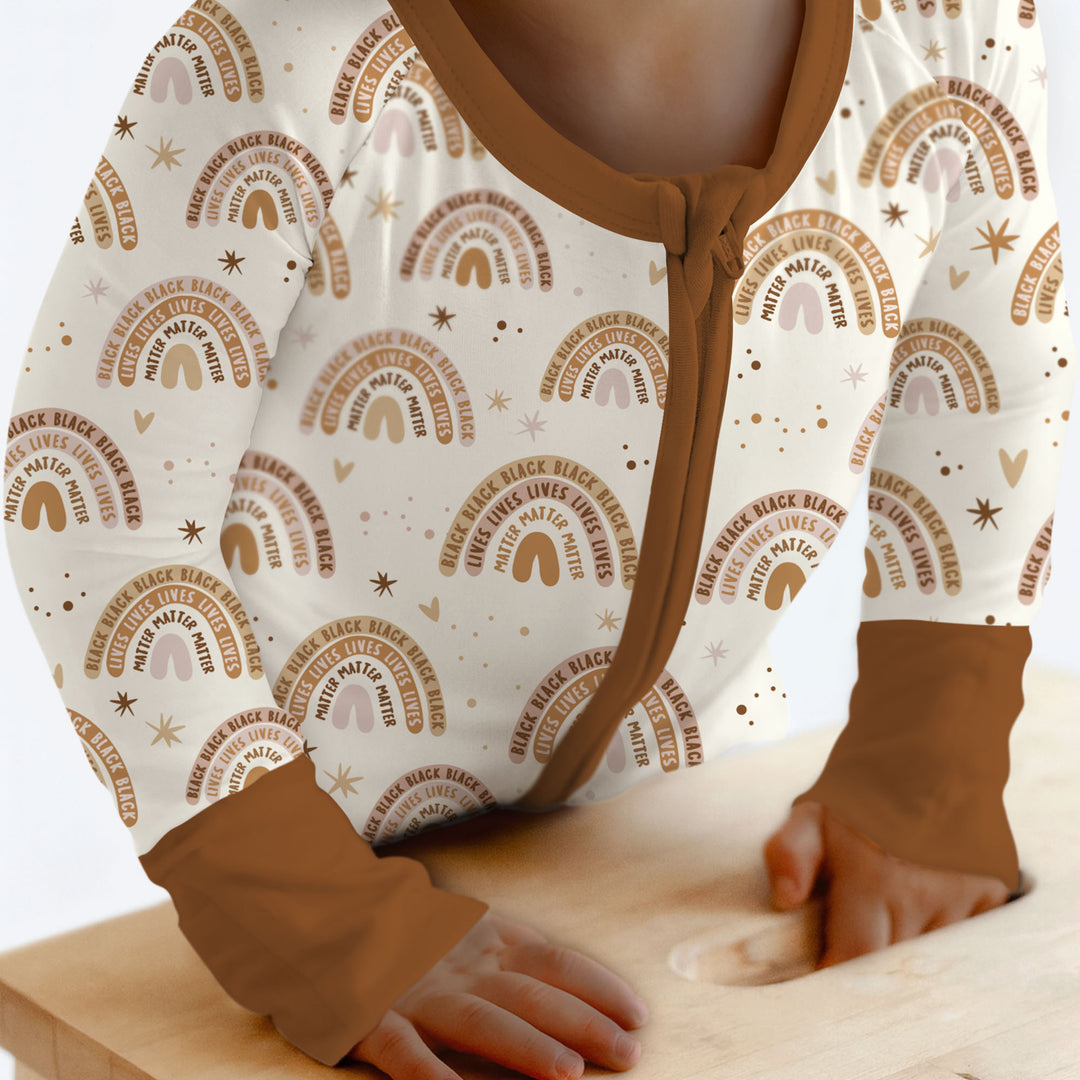 Back Lives Matter Rainbow Convertible Zippy