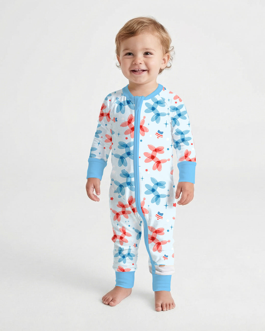 Gerippte Babykleidung mit individuellem Foto - Weich &amp; Skizzenhaft