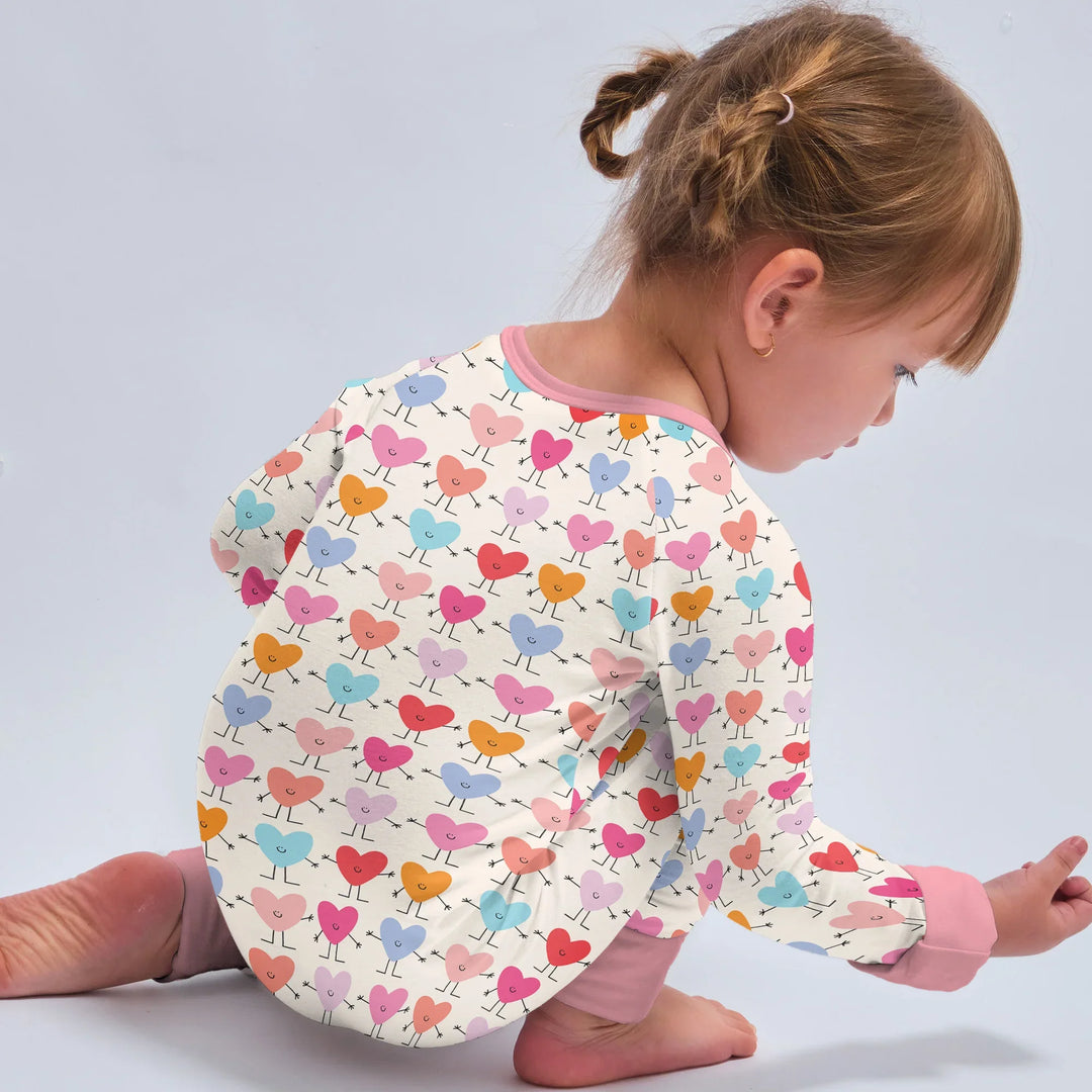 Gerippte Babykleidung mit individuellem Foto - Weich &amp; Skizzenhaft