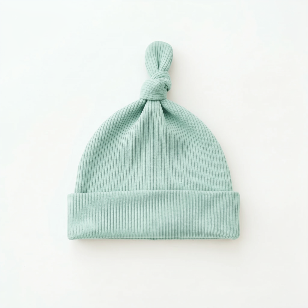 Ribbed Bamboo Knotted Hat