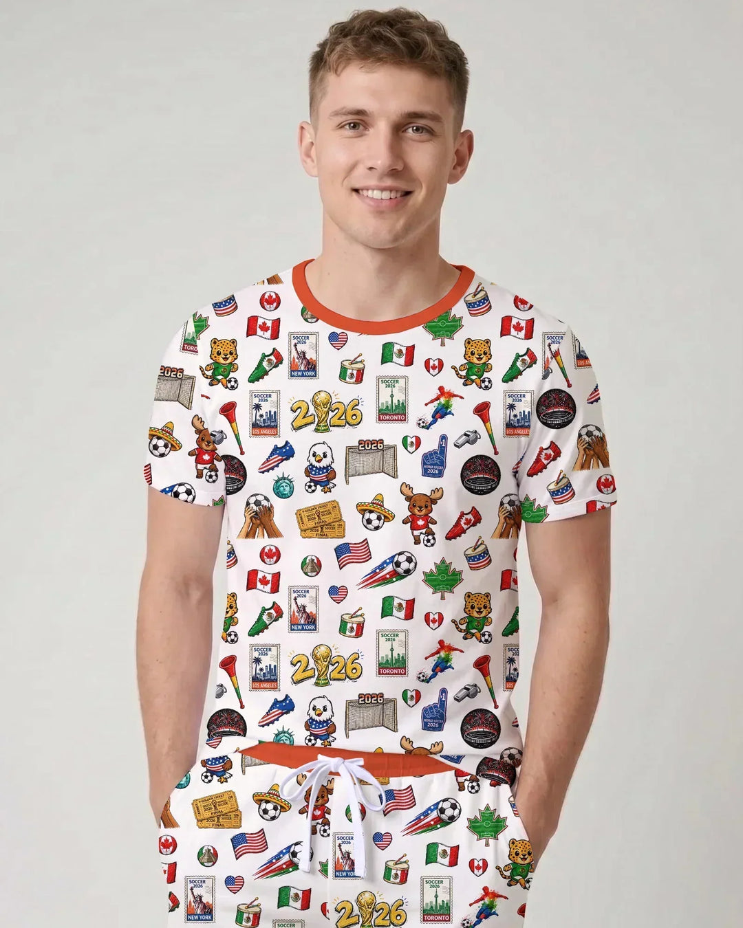 Conjunto de tractor de granja de bambú para hombres – Robusto y relajado