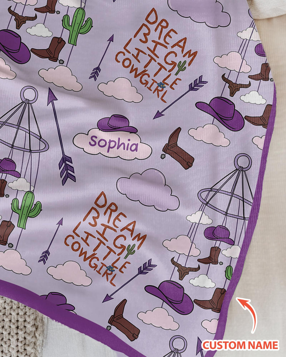 Plantilla Manta de Bambú Personalizada