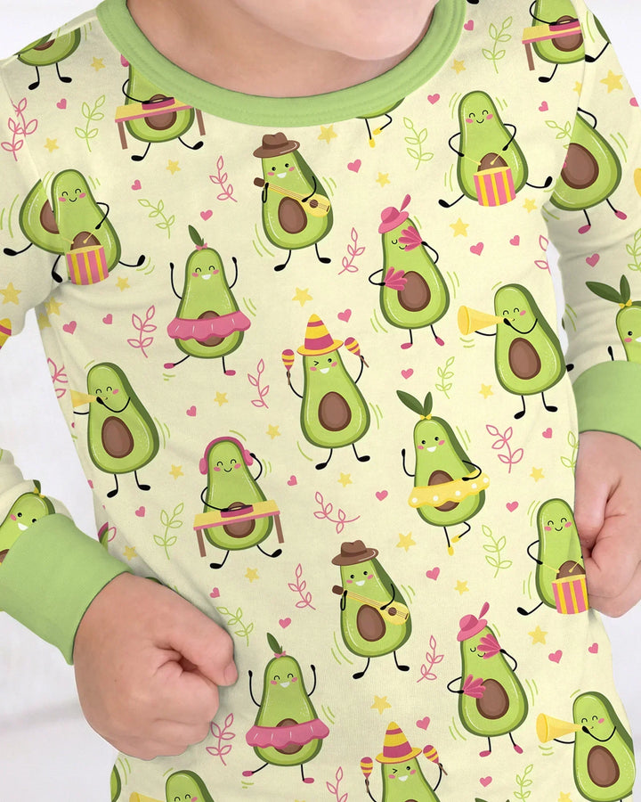Avocado Fiesta Two Piece Long Sleeve Pajama Set