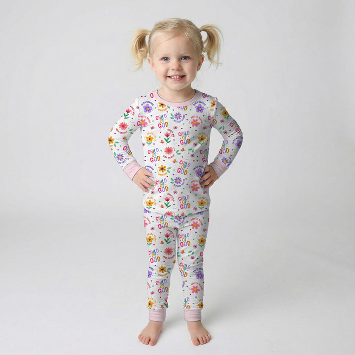Child of God Two Piece Long Sleeve Pajama Set