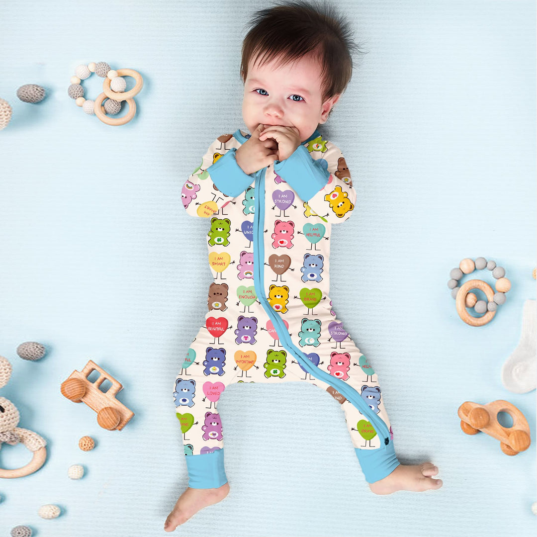 Rainbow Bears Affirmation Convertible Zippy