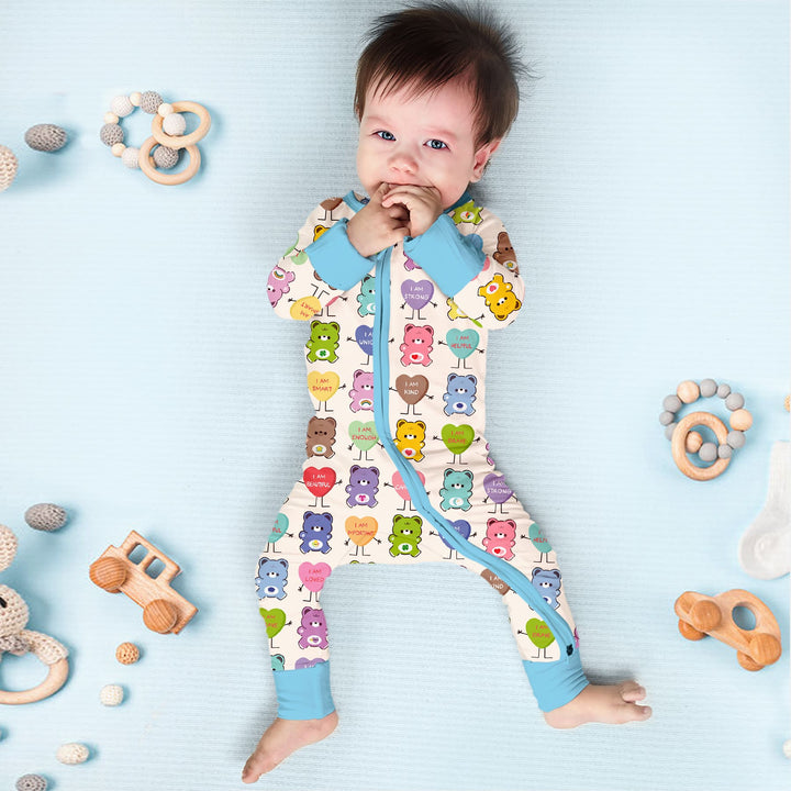 Rainbow Bears Affirmation Convertible Zippy