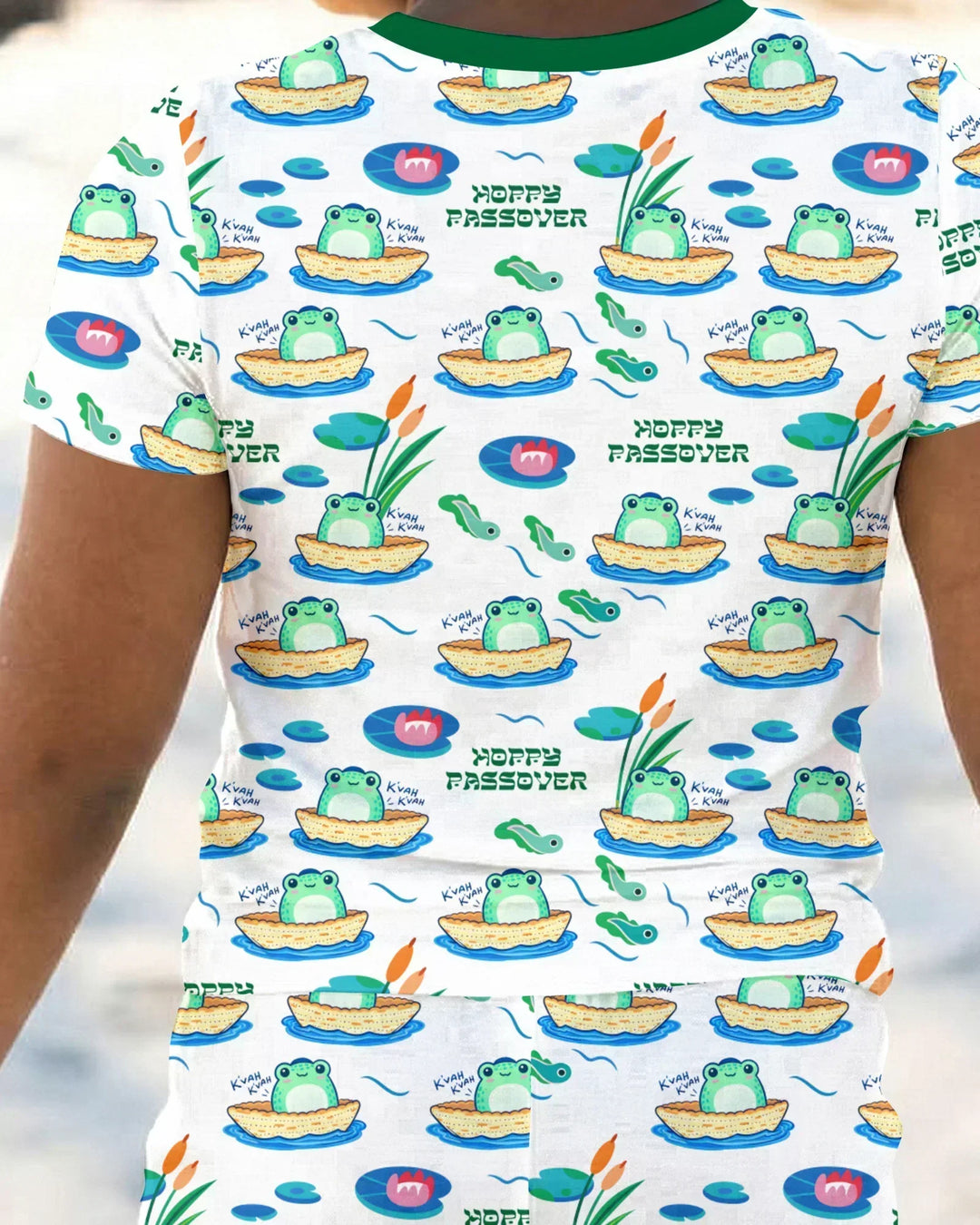 Zweiteiliges, kurzärmliges Pyjama-Set mit Marienkäfern