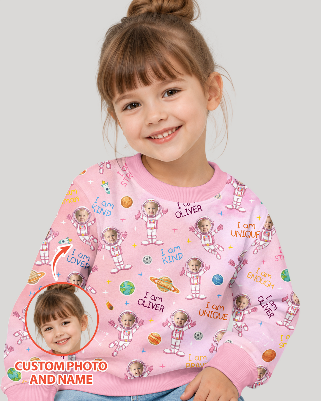 Custom Template Bambus-Rundhals-Sweatshirt