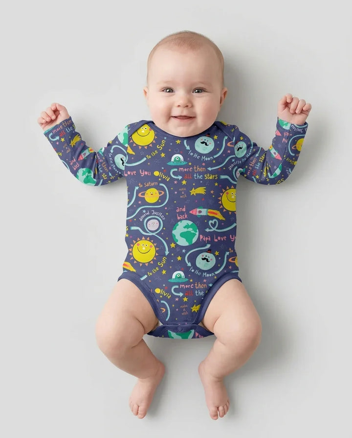 Love to the Moon and Back  Bamboo Bodysuit