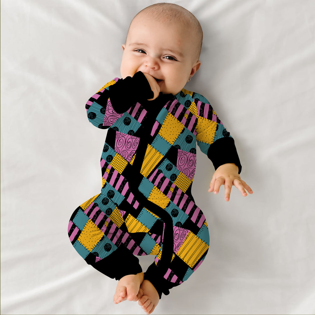 Halloween Patchwork Cartoon Convertible Zippy