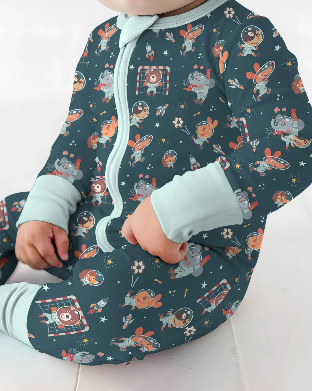 Space Soccer Bamboo Convertible Zippy