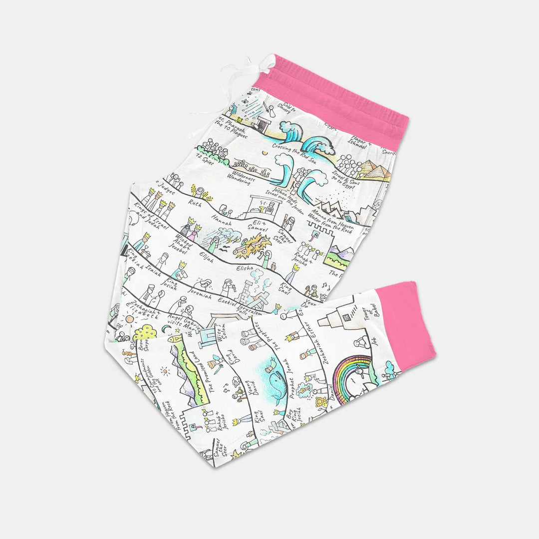 Bible Story Journey Family Matching Custom Women Pajama Set