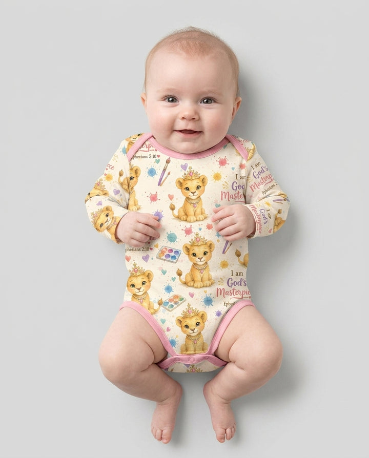 Gerippte Babykleidung mit individuellem Foto - Weich &amp; Skizzenhaft