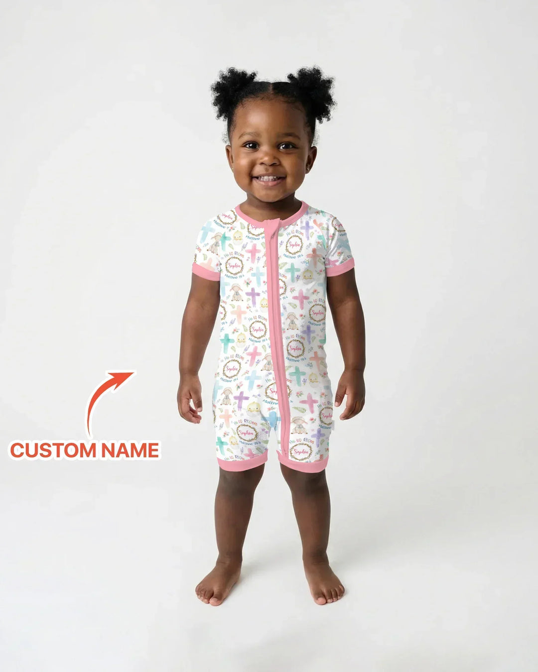 He Is Risen Personalized Shorty Zippy