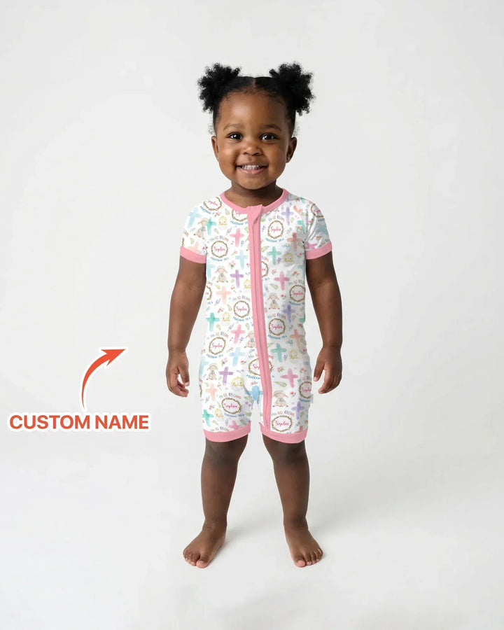 He Is Risen Personalized Shorty Zippy