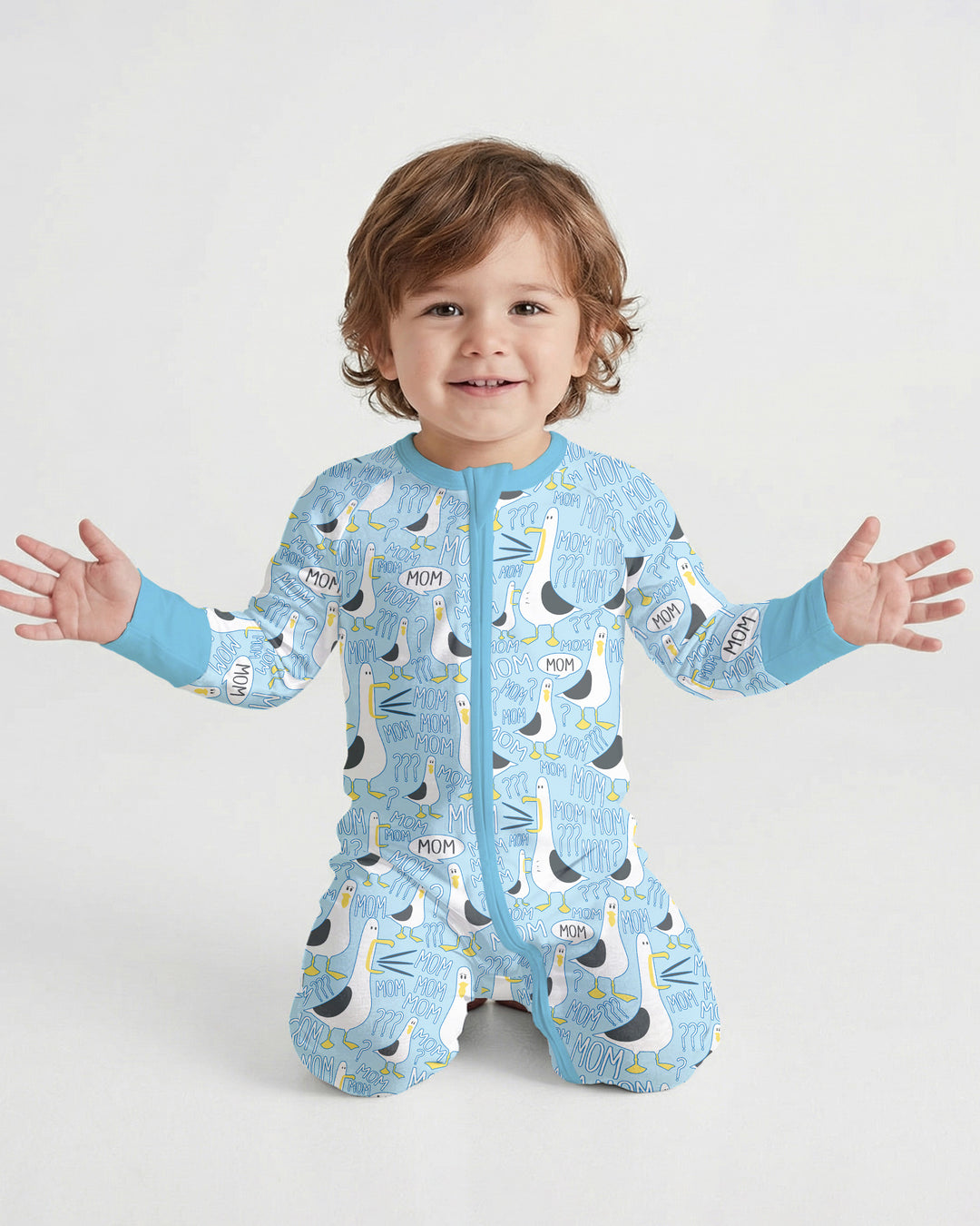 Funny Seagull MOM Convertible Zippy