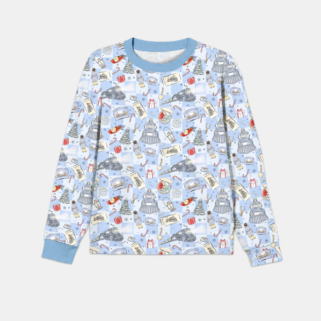 Christmas Train Men's Pajama Set