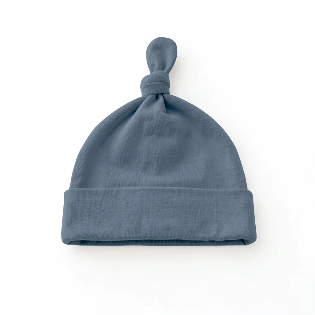 Solid Color Bamboo Knotted Hat
