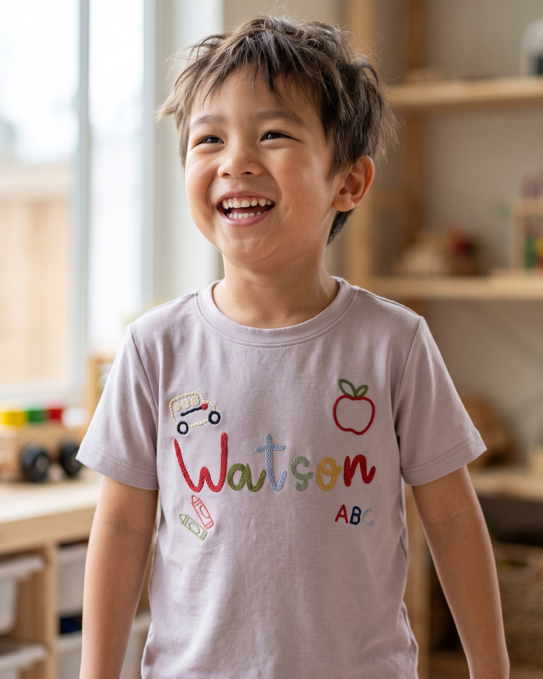 Sweatshirt mit Rundhalsausschnitt aus Bambusfaser