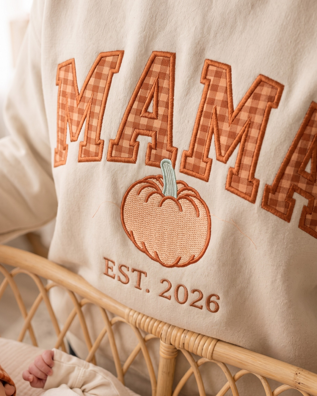 Template Damen-Rundhals-Sweatshirt aus Bambus