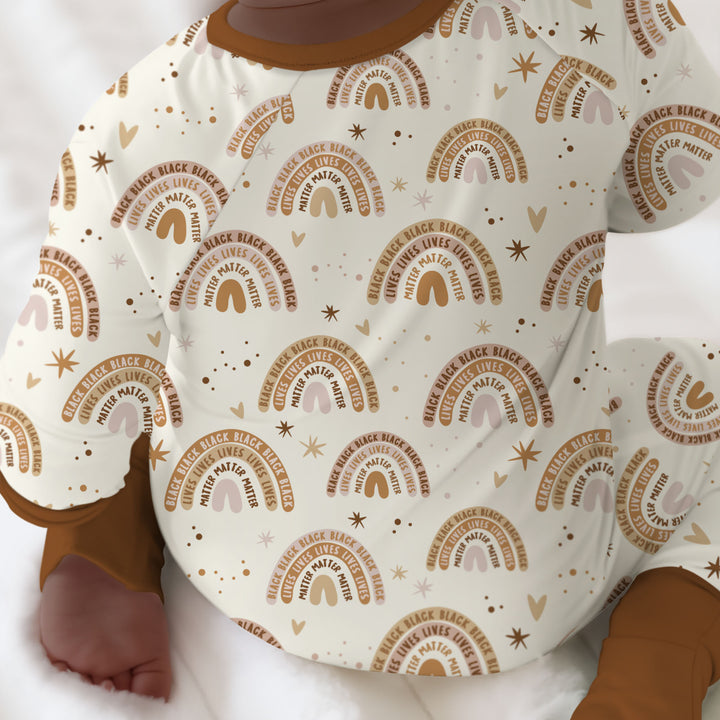 Back Lives Matter Rainbow Convertible Zippy