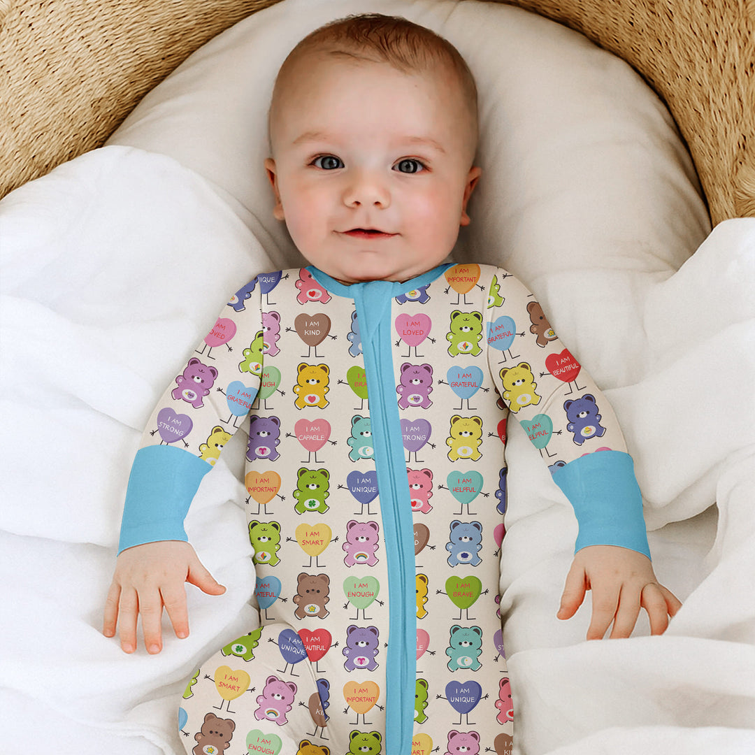 Rainbow Bears Affirmation Convertible Zippy