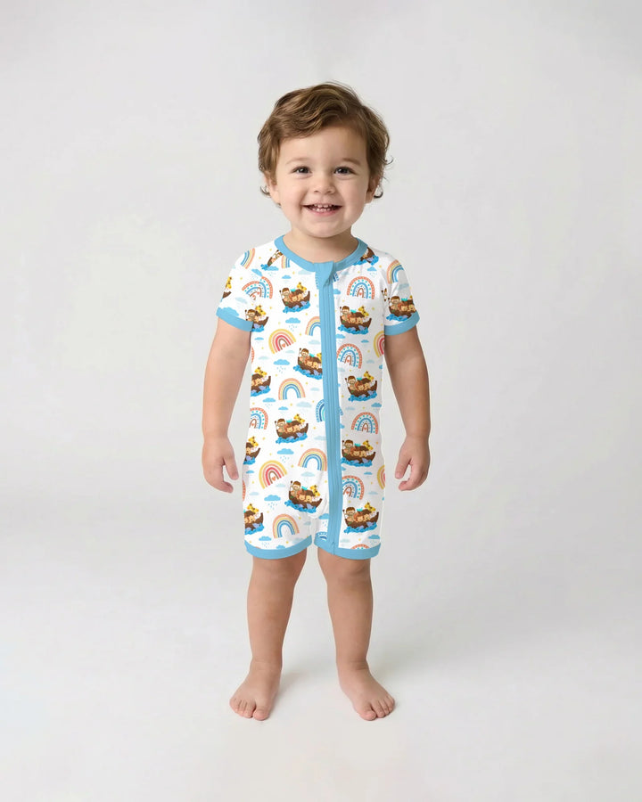 Noah’s Ark & God’s Rainbow Promise Shorty Zippy
