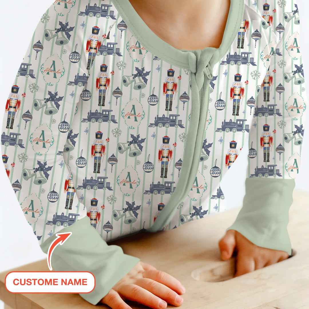 Custom Nutcracker Medium Blue Convertible Zippy , Custom Nutcracker Medium Blue Convertible Zippy - 0-3M