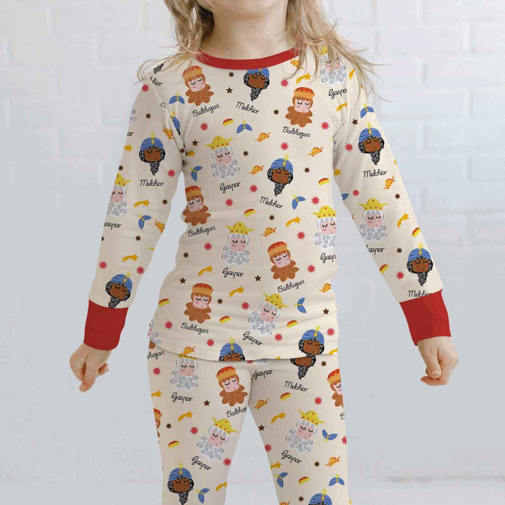 Tres Reyes Magos Two Piece Long Sleeve Pajama Set