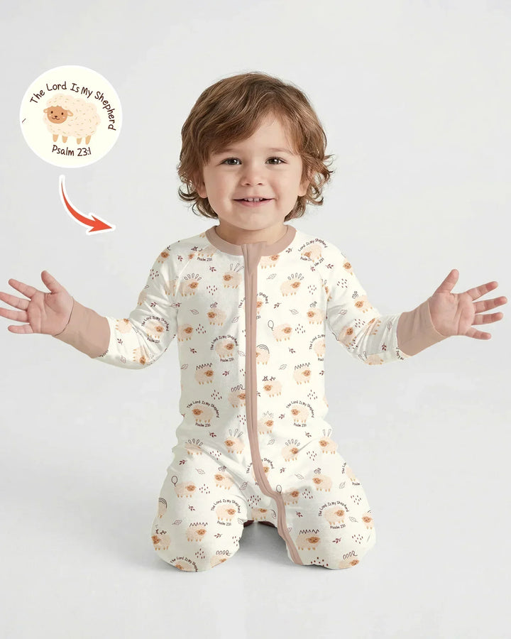 Gerippte Babykleidung mit individuellem Foto - Weich &amp; Skizzenhaft