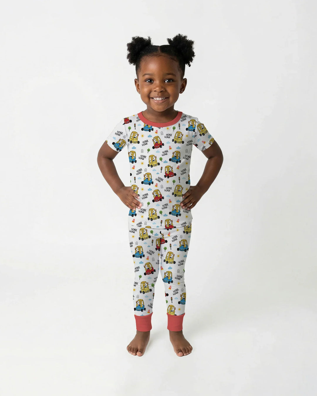Honk Honk Silly Goose Bamboo Two Piece Short Sleeve Pajama Set