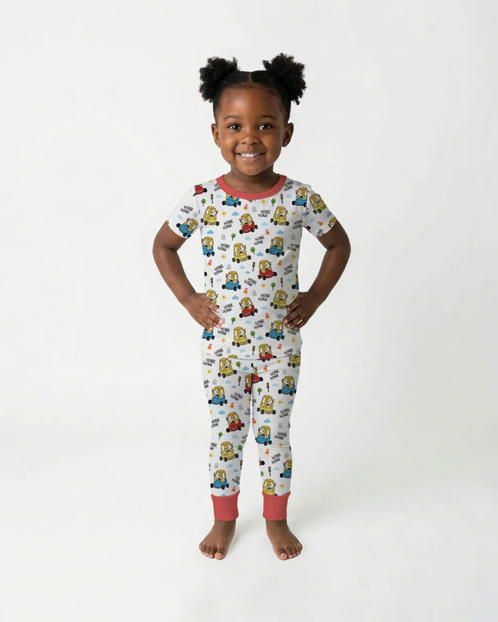 Honk Honk Silly Goose Bamboo Two Piece Short Sleeve Pajama Set