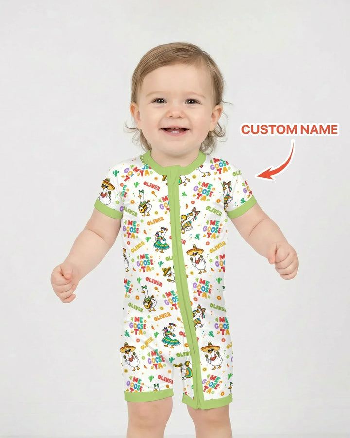 Custom name Me Goose-ta Bamboo Shorty Zippy