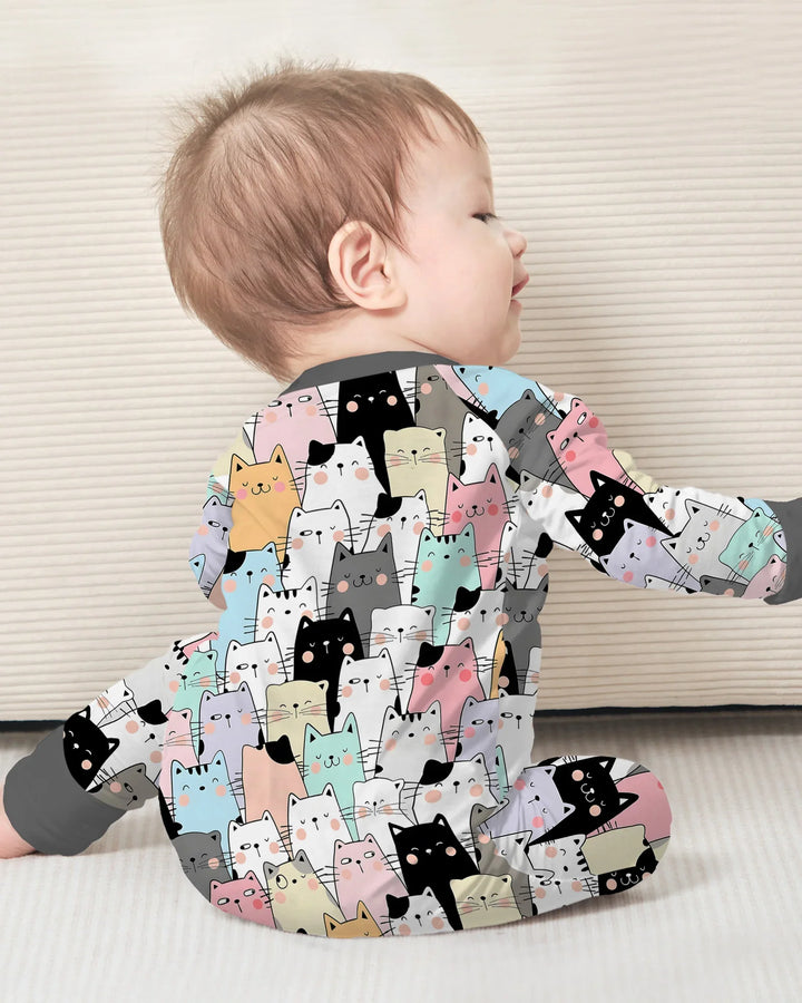 Gerippte Babykleidung mit individuellem Foto - Weich &amp; Skizzenhaft